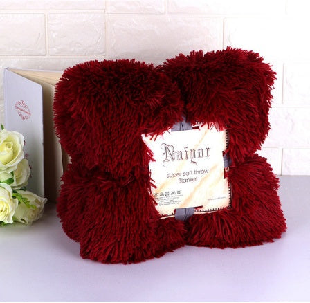 Super Soft Long Shaggy Fuzzy Fur Faux Fur Warm Elegant Cozy With Fluffy Sherpa Throw Blanket winter blankets for beds