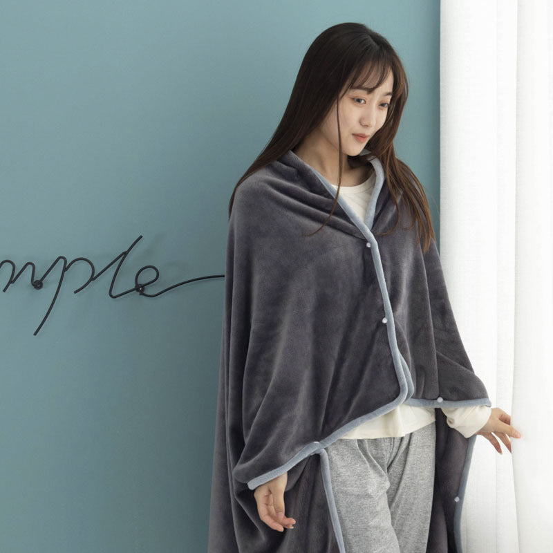 Office Nap Wearable Blanket Weighted Hoodie and Throws Fluffy Blankets Cover on The Sofa Home Bath Towel with Sleeves for Beds