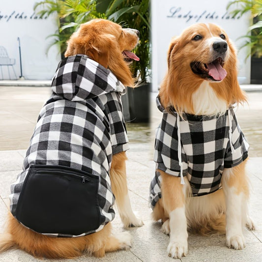 Black Plaid Zip