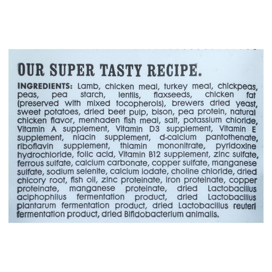 I and Love and You dog kibble lamb and bison 4 lb bags case of 4