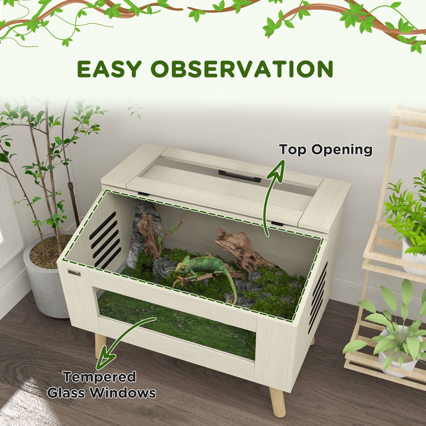 PawHut Reptile Terrarium