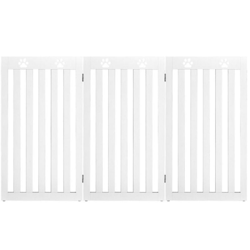 36 Inch Folding Wooden Pet Gate