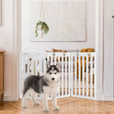 36 Inch Folding Wooden Pet Gate