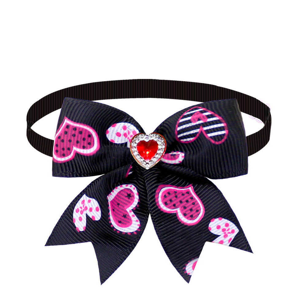 Pet Love Diamond Bow Tie