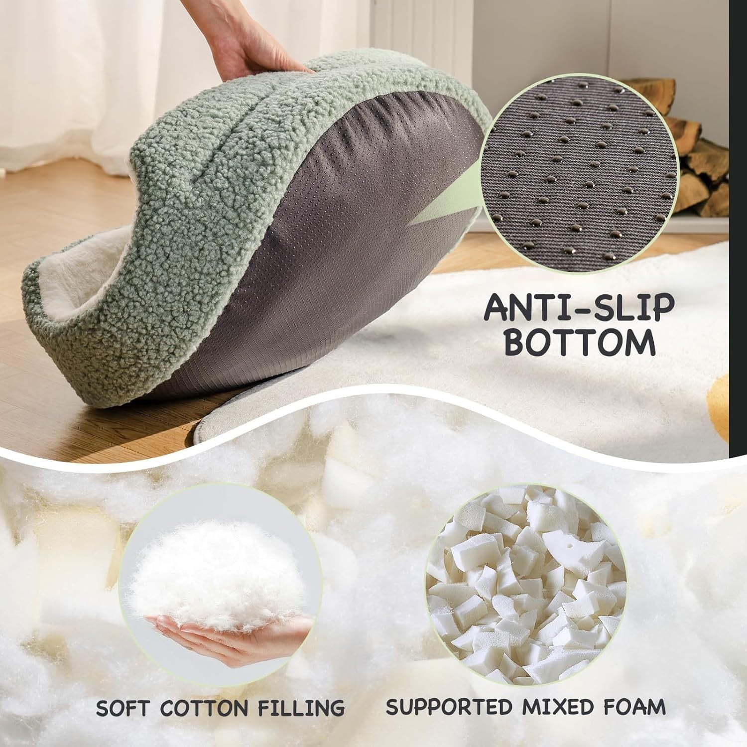Mewoo Washable Pet Bed