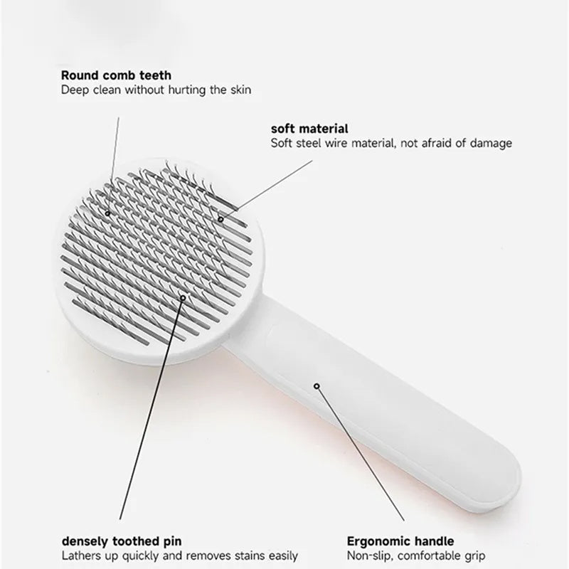  pet deshedding brush