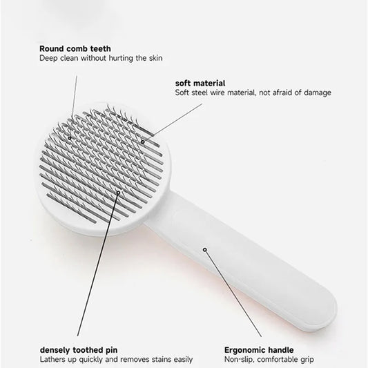  pet deshedding brush