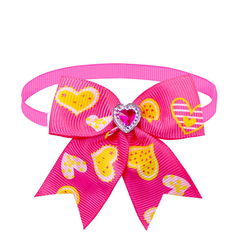 Pet Love Diamond Bow Tie