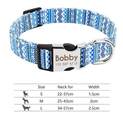 Adjustable Nylon Dog Collar