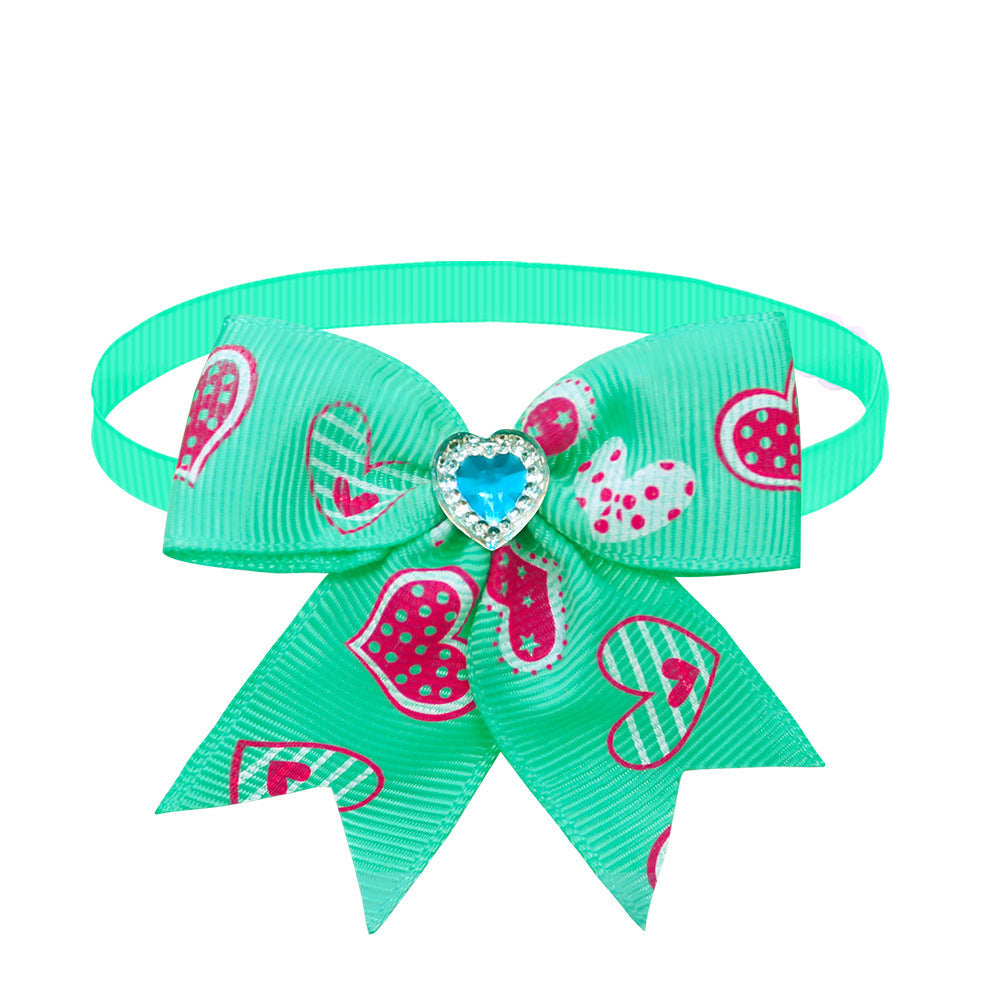 Pet Love Diamond Bow Tie