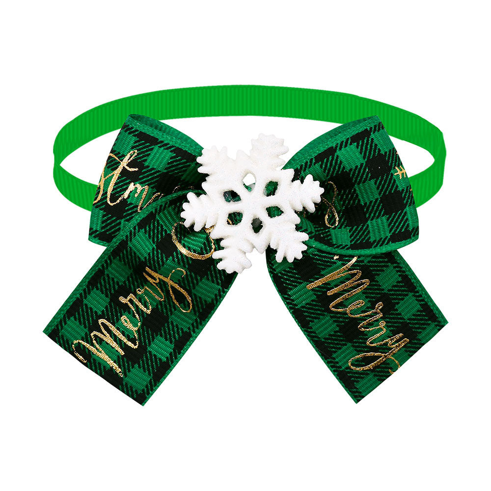 Christmas Doll Pet Dog Cat Bow Tie