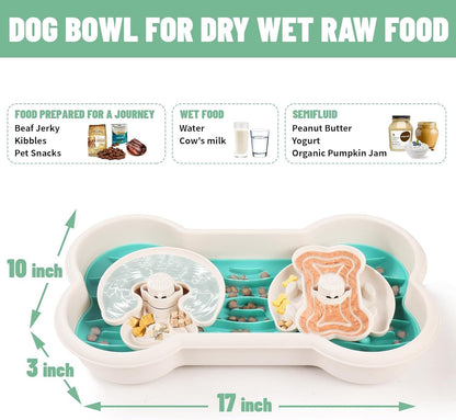 Slow Feeder Dog Bowls
