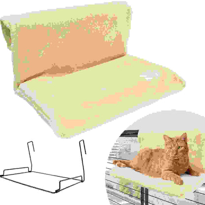 Plush L-shaped Cat Hammock
