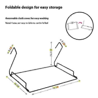 Plush L-shaped Cat Hammock