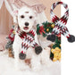 Christmas pet scarf