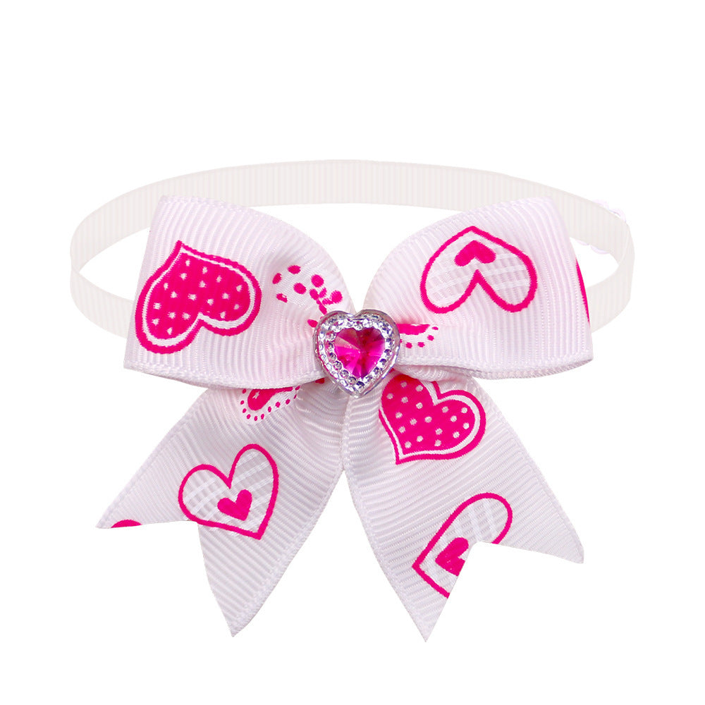 Pet Love Diamond Bow Tie
