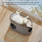 Cat House For Indoor Cats Cat Bed Cave For Multiple Scratch Resistant Peekaboo Cat Caves Foldable Cat Tunnel Enclosed Bed