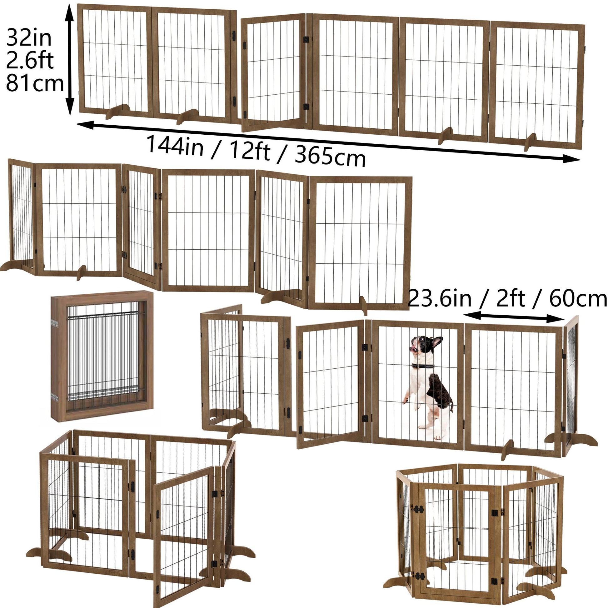 Dog Gate With Door