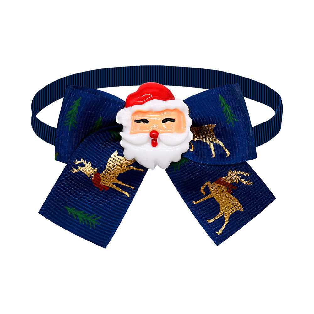 Christmas Doll Pet Dog Cat Bow Tie
