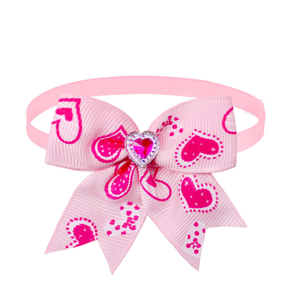 Pet Love Diamond Bow Tie