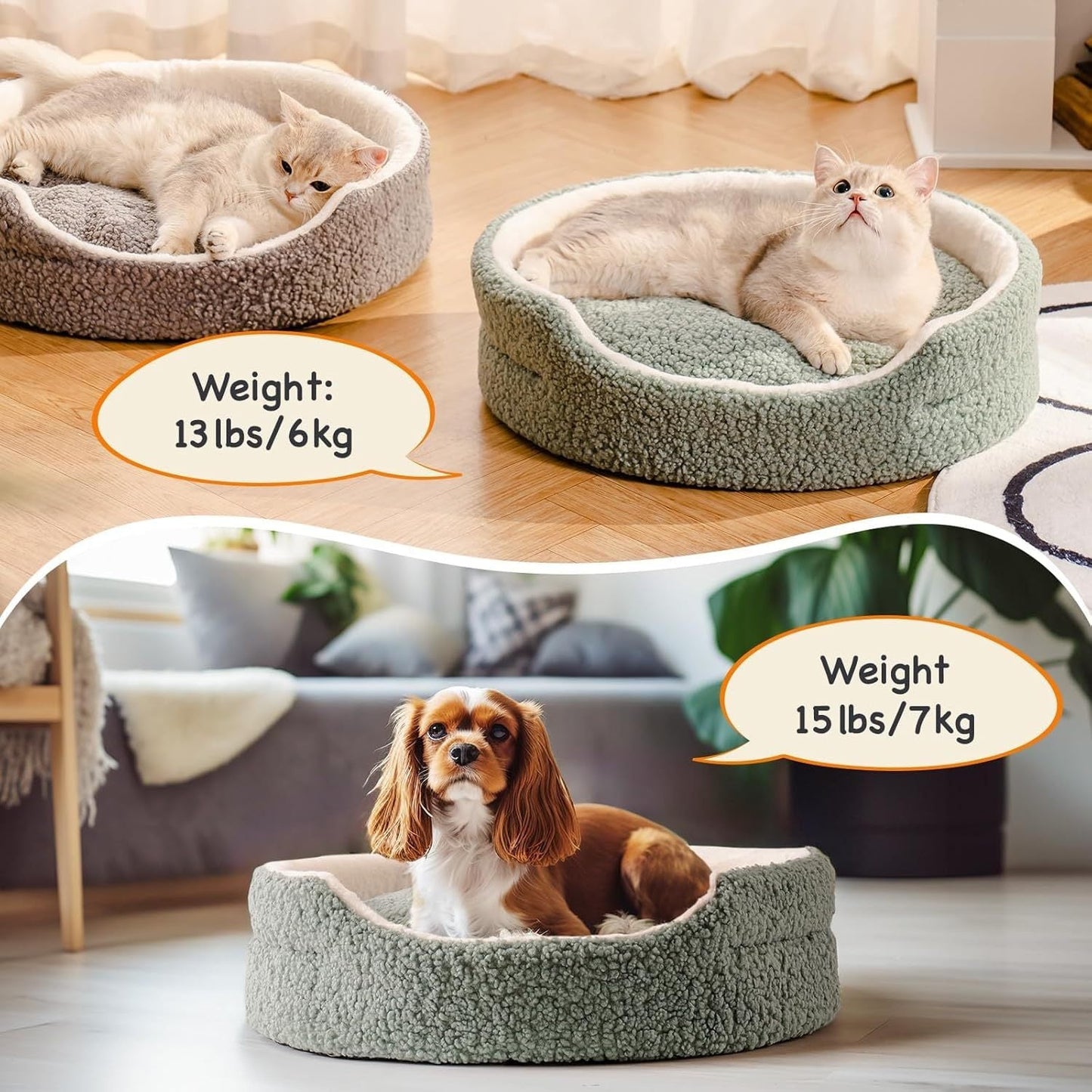Mewoo Washable Pet Bed