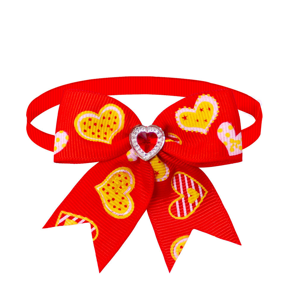 Pet Love Diamond Bow Tie