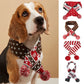 Christmas pet scarf