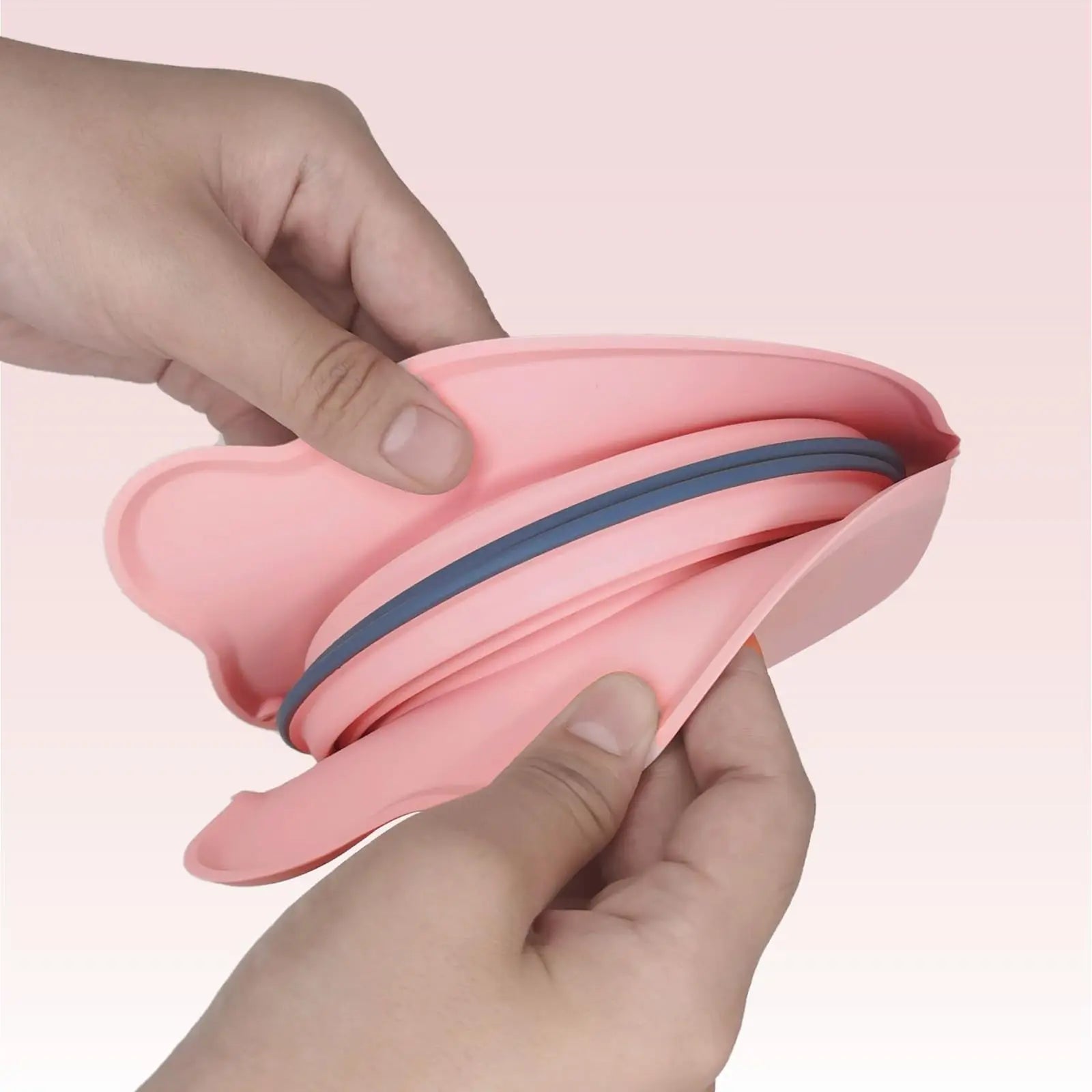 Collapsible Silicone Double Dog Bowl