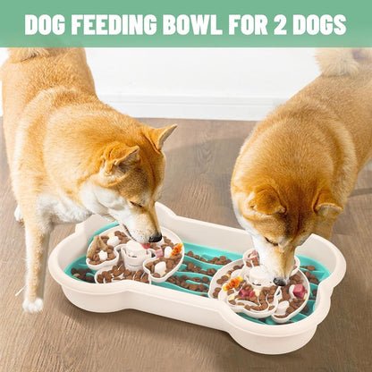 Slow Feeder Dog Bowls