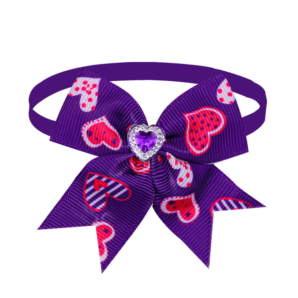 Pet Love Diamond Bow Tie