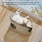 Cat House For Indoor Cats Cat Bed Cave For Multiple Scratch Resistant Peekaboo Cat Caves Foldable Cat Tunnel Enclosed Bed