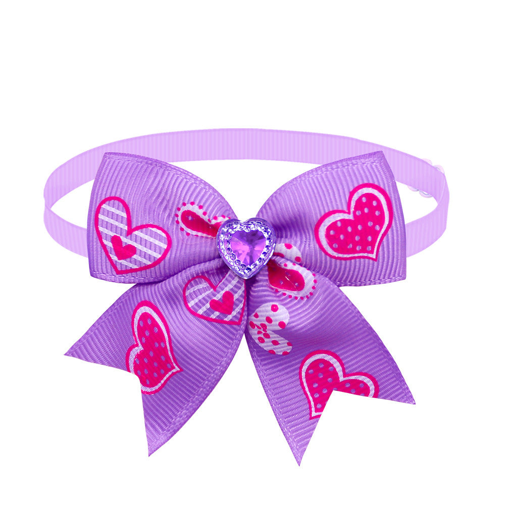 Pet Love Diamond Bow Tie