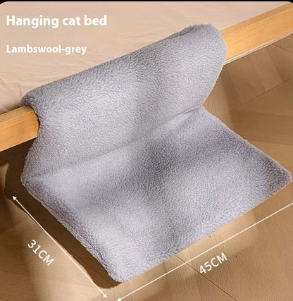 Plush L-shaped Cat Hammock