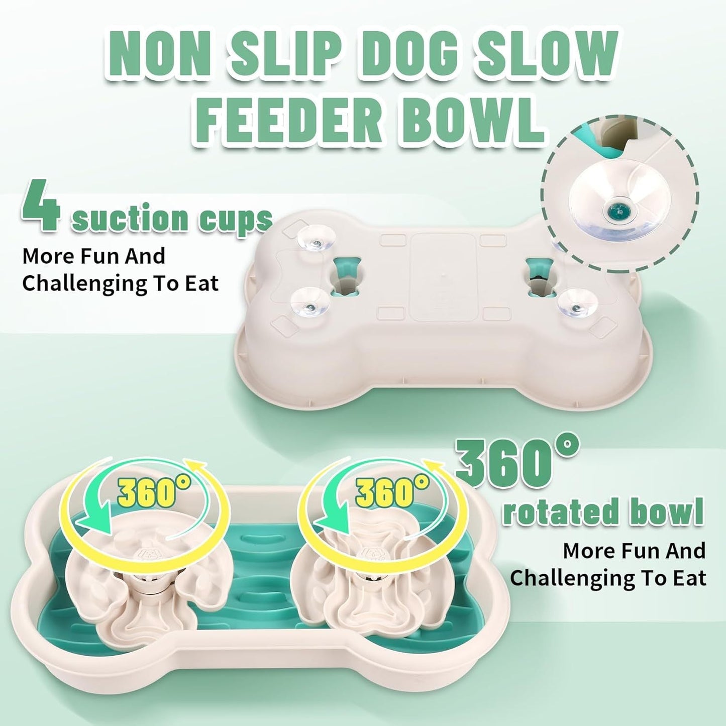 Slow Feeder Dog Bowls