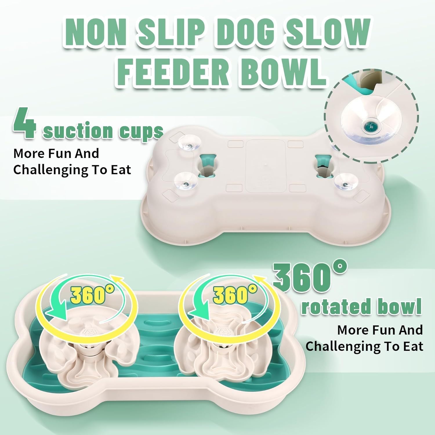 Slow Feeder Dog Bowls