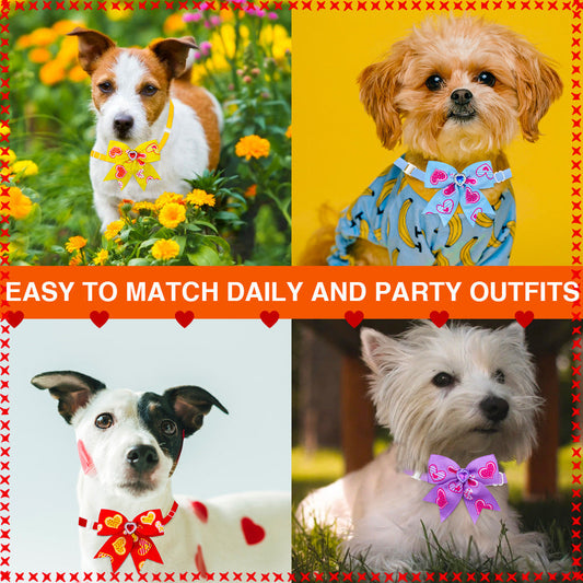 Pet Love Diamond Bow Tie