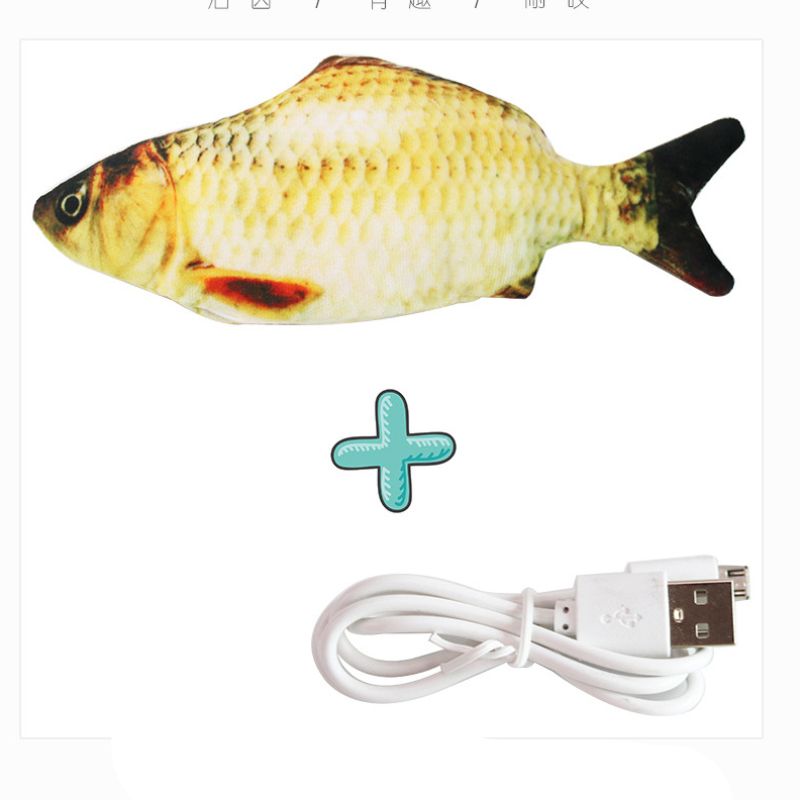Cat Toy Flopping Fish