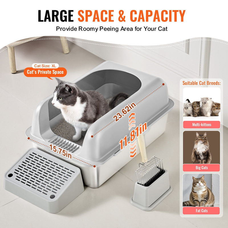 | Anti-Tracking Litter Box | Footboard Cat Litter Box | Paw Cleaner Litter Box |
Cat Litter Tray | No-Track Litter Box | Litter Box with Mat | Paw Filter Litter Box | Step Mat Litter Box |
Cat Litter Pan | Clean Paw Litter Box |