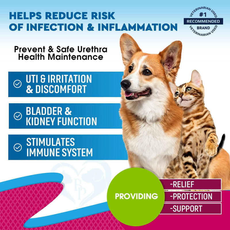 Pet UTI Relief Drops |Cranberry Bladder Support for Pets |Urinary Care Drops for Cats & Dogs
 |idney & Bladder Health Formula |Natural UTI Support for Pets|Pet Urinary Tract Wellness Drops|Cranberry UTI Care for Cats & Dogs |Renal & Bladder Support Supplement |UTI Ease Liquid Supplement |Urinary Health Drops for Pets