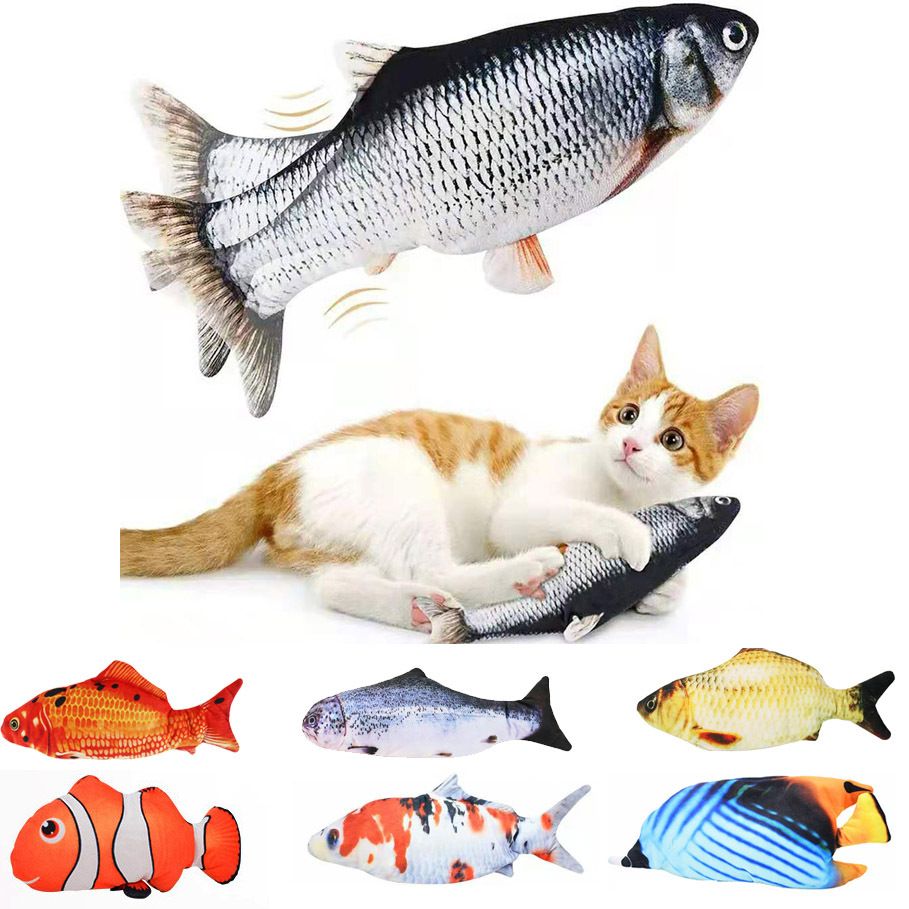 Cat Toy Flopping Fish