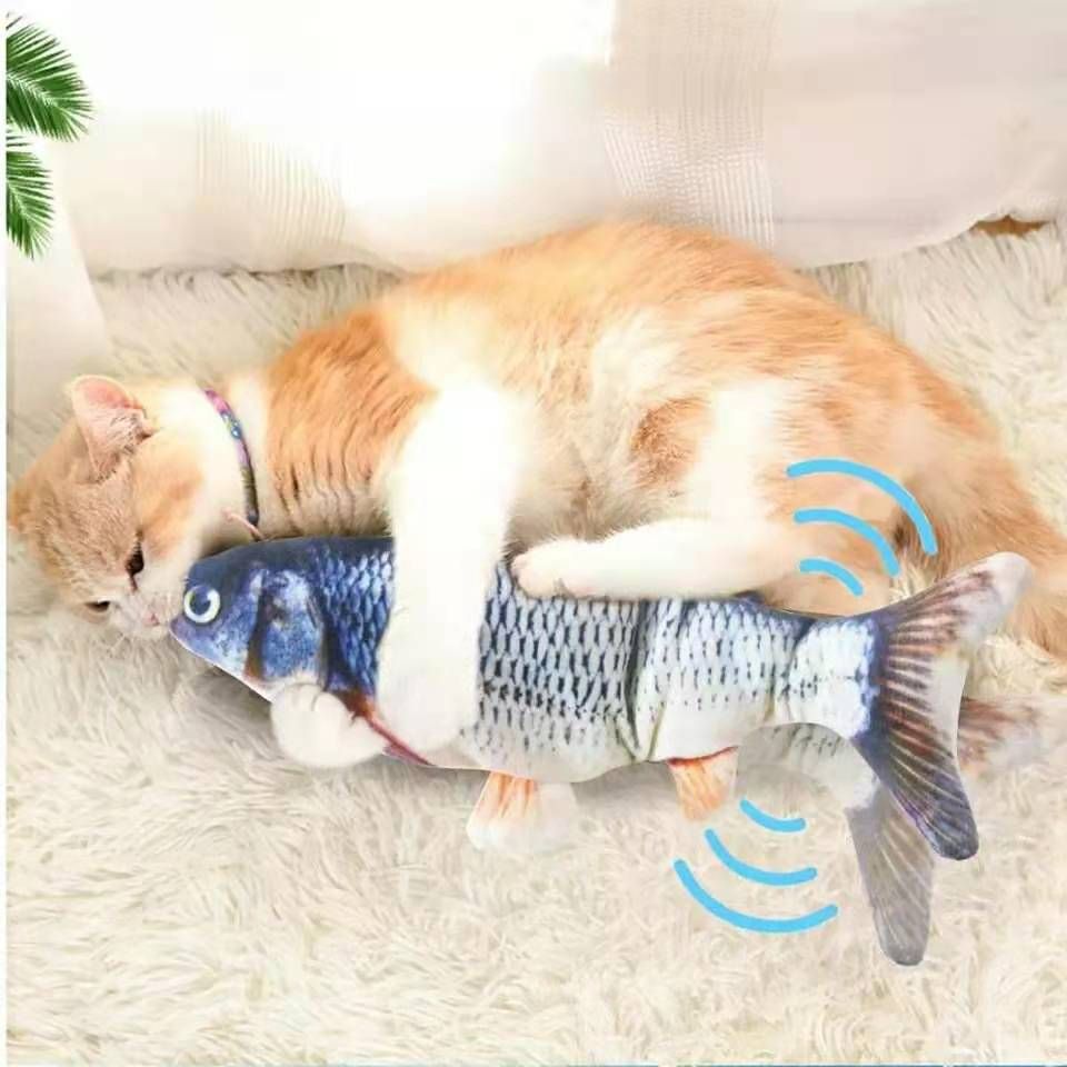 Cat Toy Flopping Fish