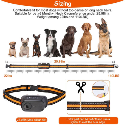 984FT Dog Training Collar| 984FT Dog Trainer | Long-Range Dog Collar | 3-Mode Dog Collar | Rechargeable Dog Trainer |Waterproof Dog Collar | Pet Training Collar | Dog Obedience Collar | Remote Dog E-Collar |Shock & Vibration Collar | Safety Lock Dog Collar |