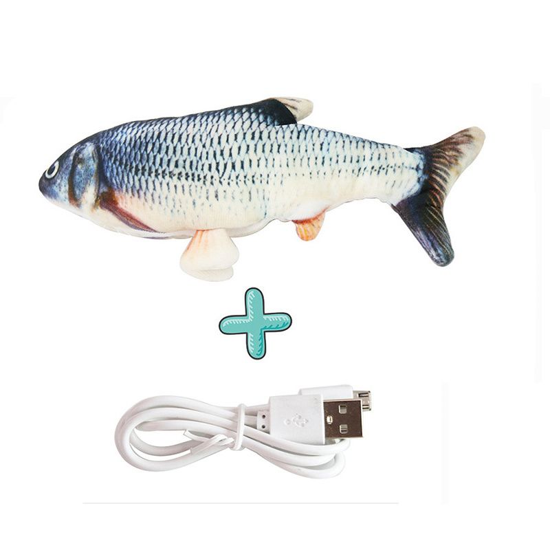 Cat Toy Flopping Fish