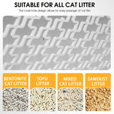 Automatic Cat Litter Box for Multiple Cats, 5G/2.4G WiFi, Double Odor Removal