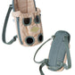 Touchdog Wiggle-Sack stylish front and backpack dog carrier with adjustable nylon straps and breathable mesh lining