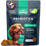Gut Health Probiotic Chews for dogs, supporting digestion, immunity, and gut health with probiotics and natural ingredients.