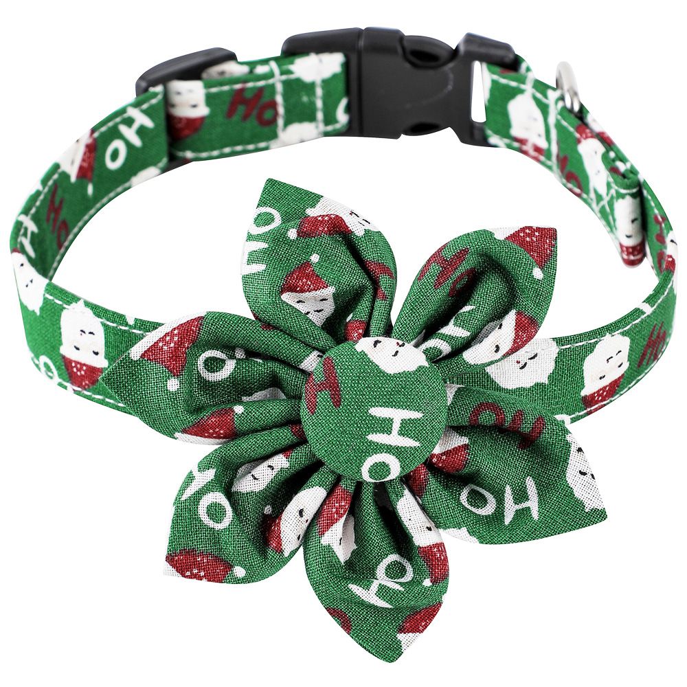 Sunflower Christmas Pet Collar