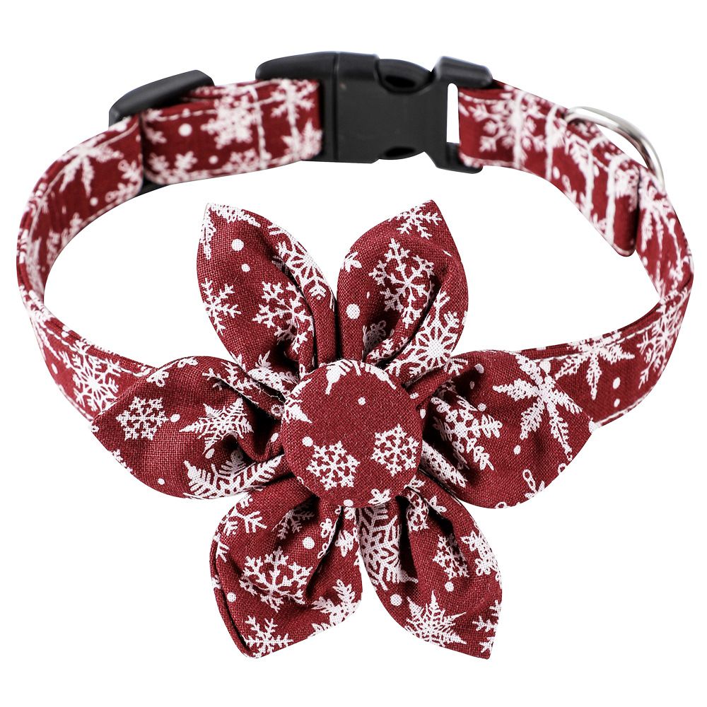 Sunflower Christmas Pet Collar
