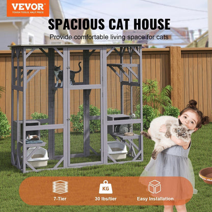 VEVOR Cat House Outdoor