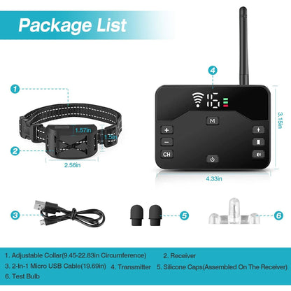 Wireless Electric Dog Fence| Wireless Dog Fence & Collar | 2-in-1 Dog Fence Trainer | Dog Training & Fence Collar |Pet Boundary & Training Collar | Electric Dog Fence System | Wireless Pet Training Collar |Dual-Mode Dog Trainer | Dog Fence & Trainer Combo | 2-in-1 Pet Trainer Collar |Dog Boundary Collar |